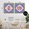 Stupell Industries Encouraging Words on Boho 2 Piece Black Framed Floater Canvas Set, design by Lettered and Lined